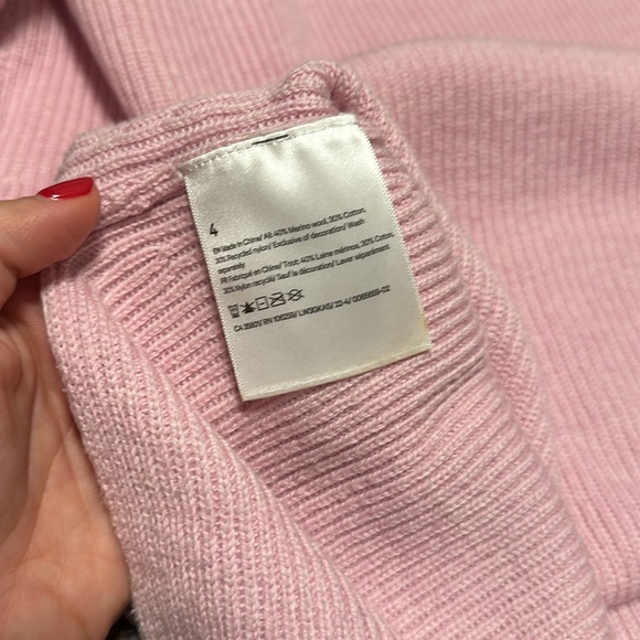 Pink lulu merino wool sweater - Picture 7 of 10